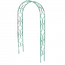 Арка садовая разборная Узор-2 2,5x1,2x0,3м зеленая